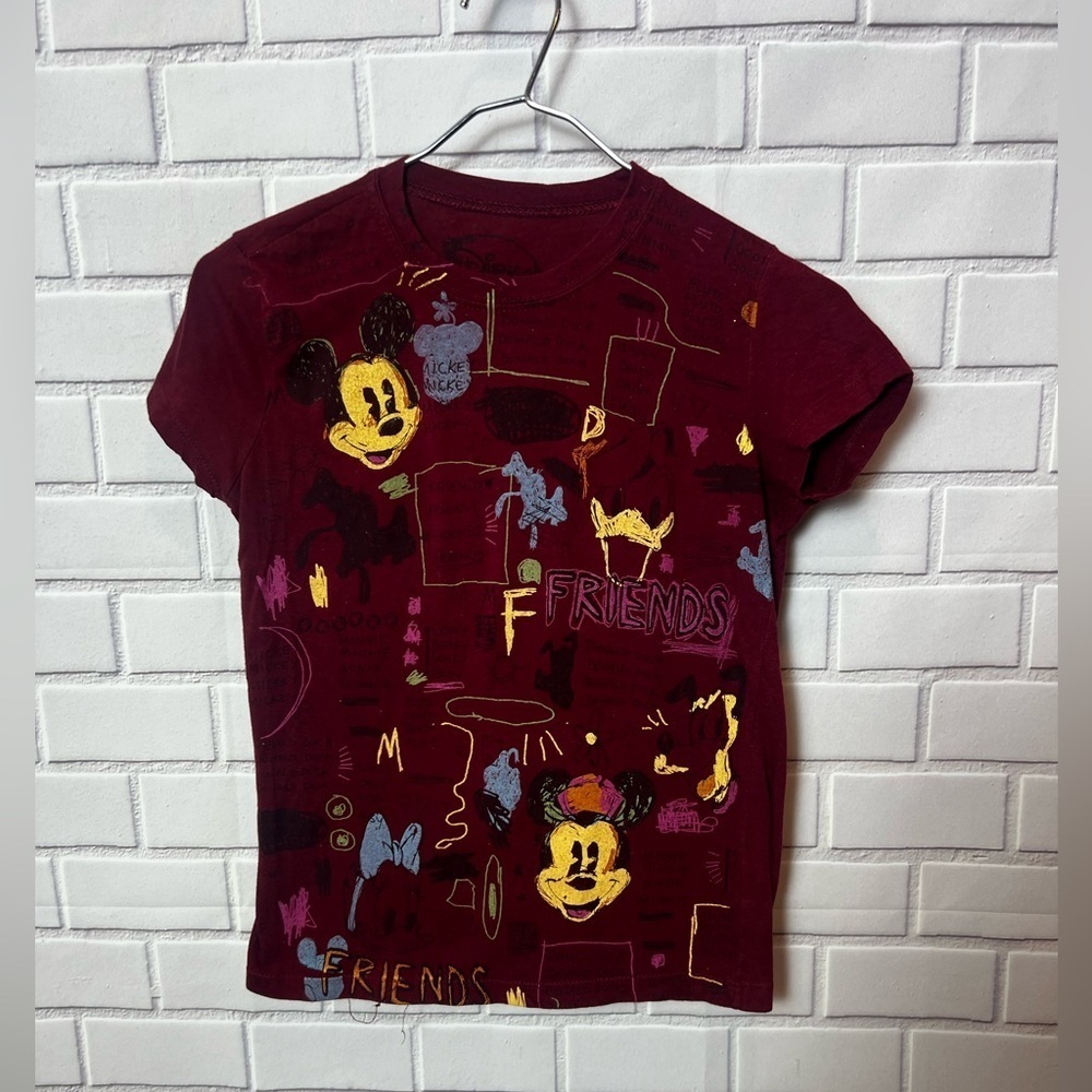 DISNEY Mickey Mouse shirt sleeve girls t-shirt /size S